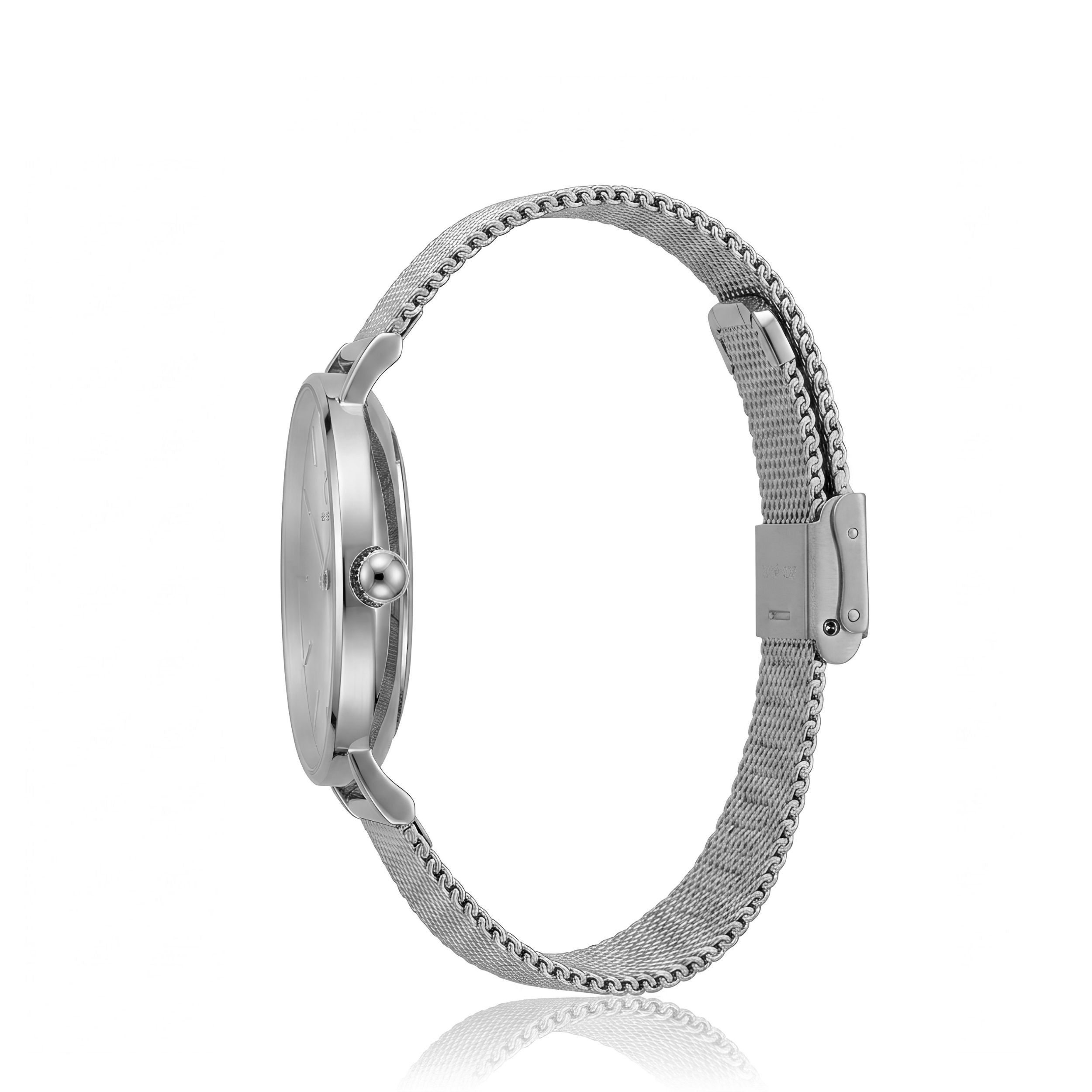 Relógio Perpétua Full Silver 32mm