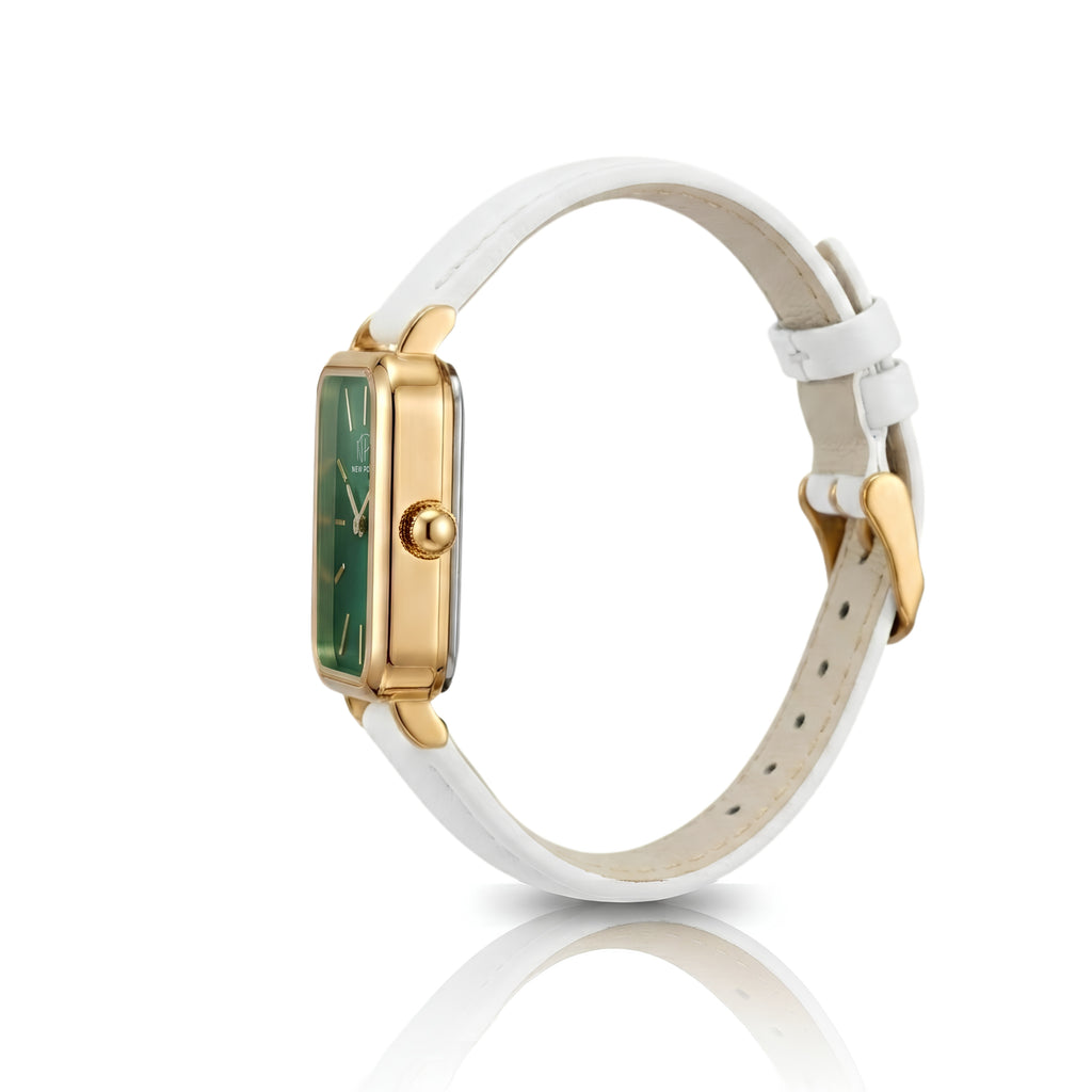 Relógio Piermont White Gold Green