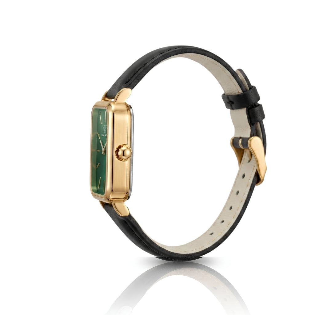 Relógio Piermont Black Gold Green