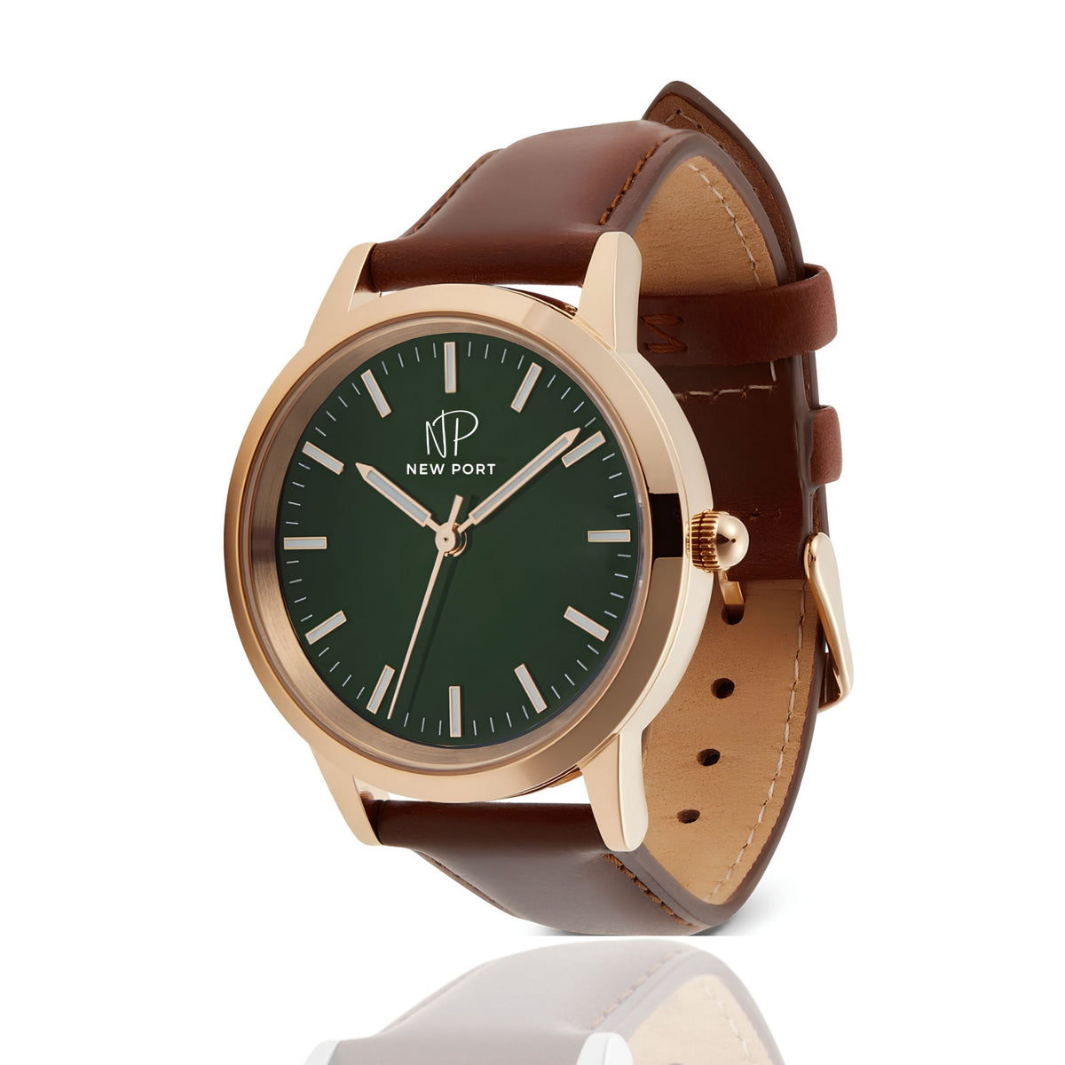 Relógio Magnus Brown Rosê Green 40mm