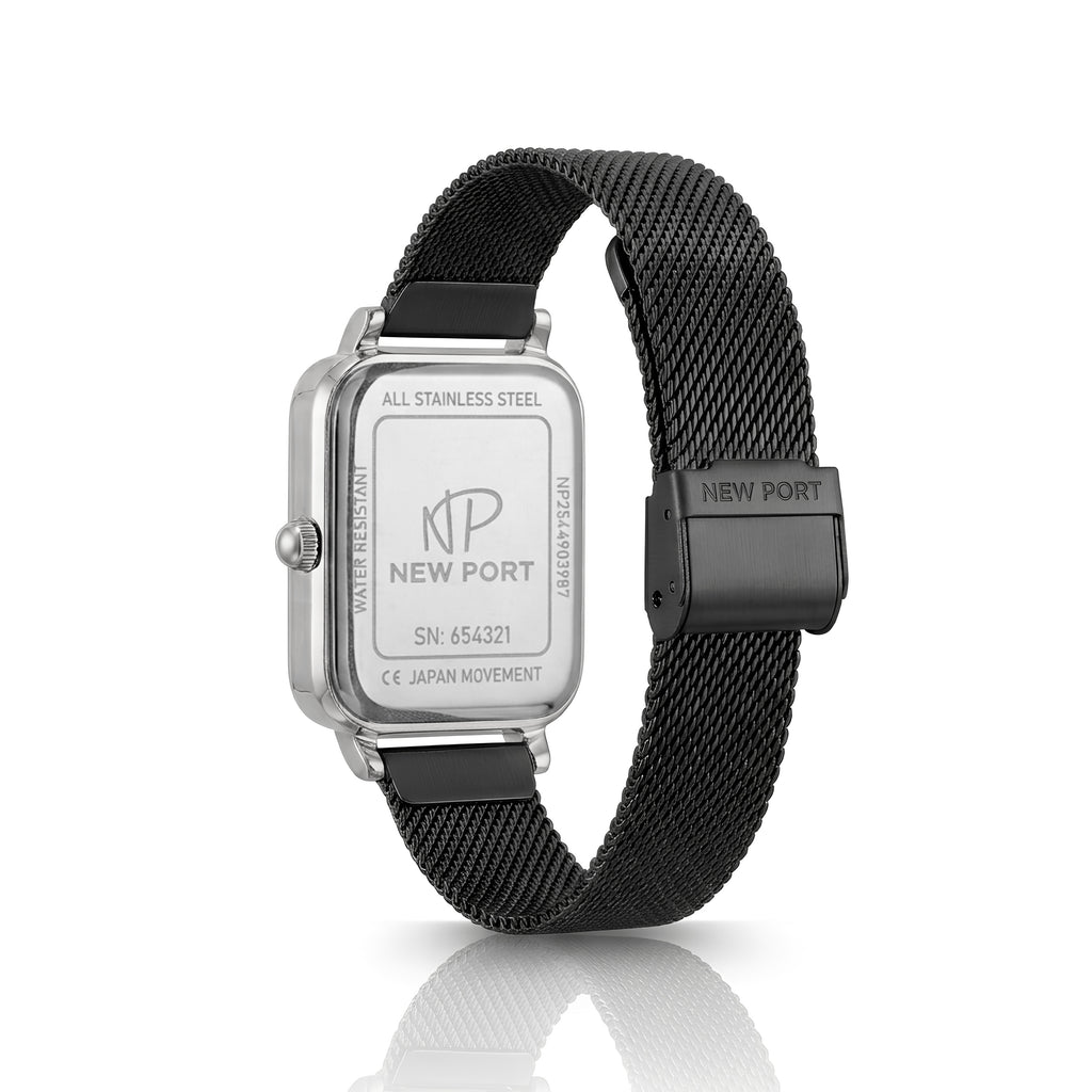 Relógio Vermont Black Silver