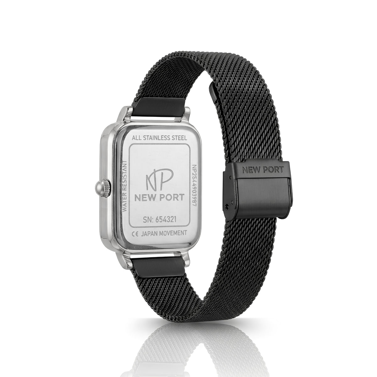 Relógio Vermont Black Silver