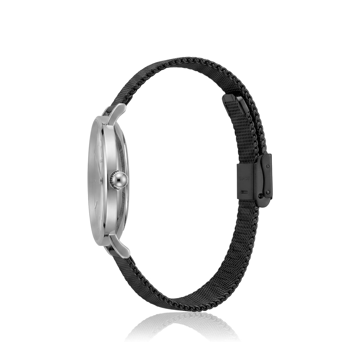 Relógio Perpétua Black Silver 32mm