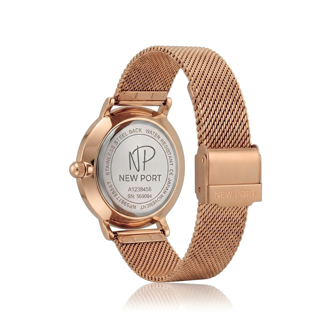 Relógio Marselha Gold Rosê 32mm