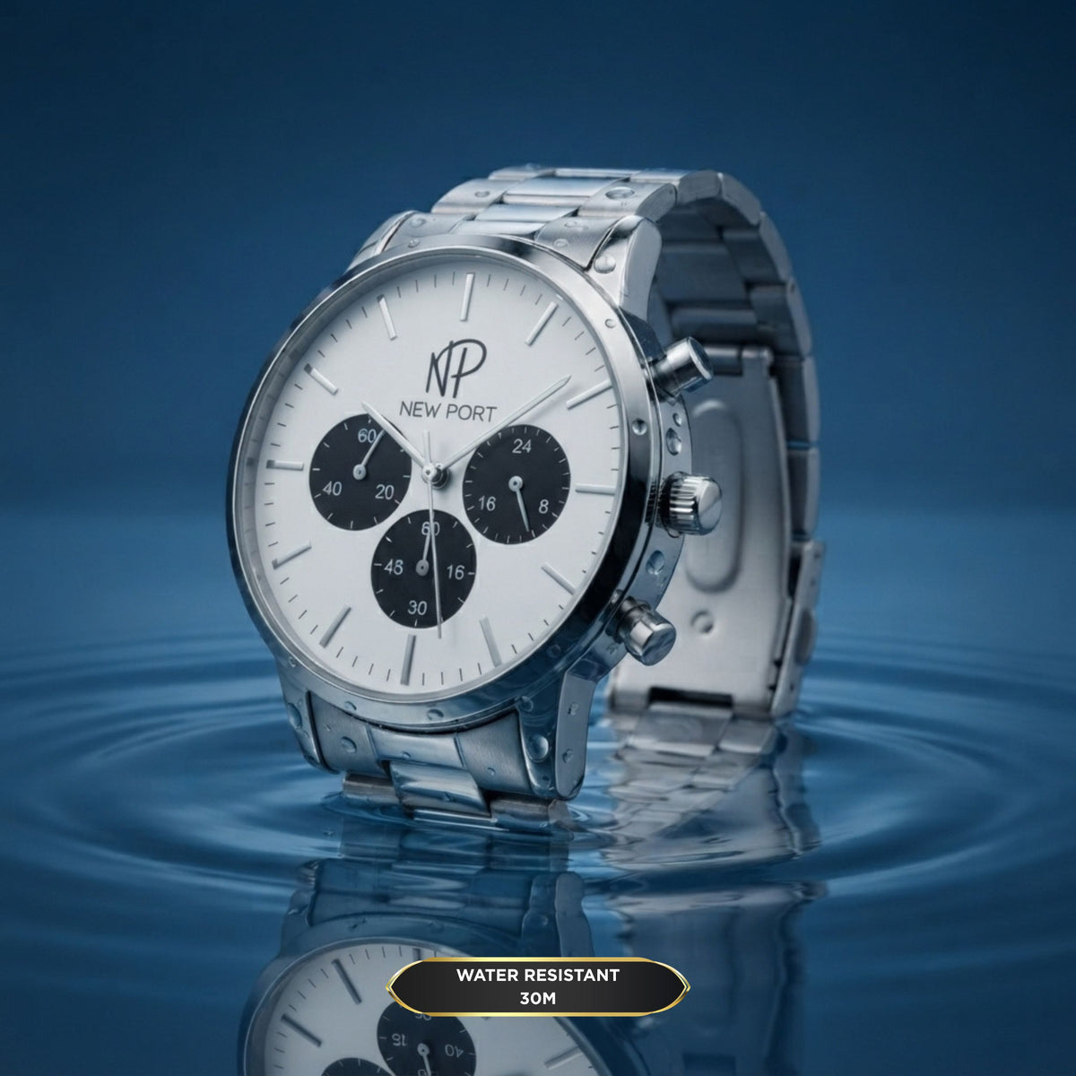 Relógio Horizon Chronograph White 42mm