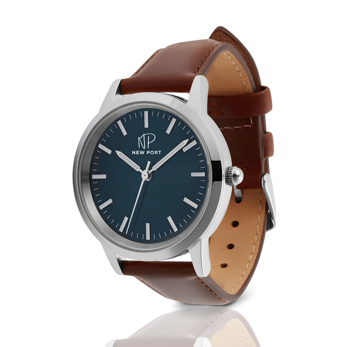 Relógio Magnus Brown Silver Blue 40mm