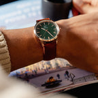 Relógio Magnus Brown Rosê Green 40mm