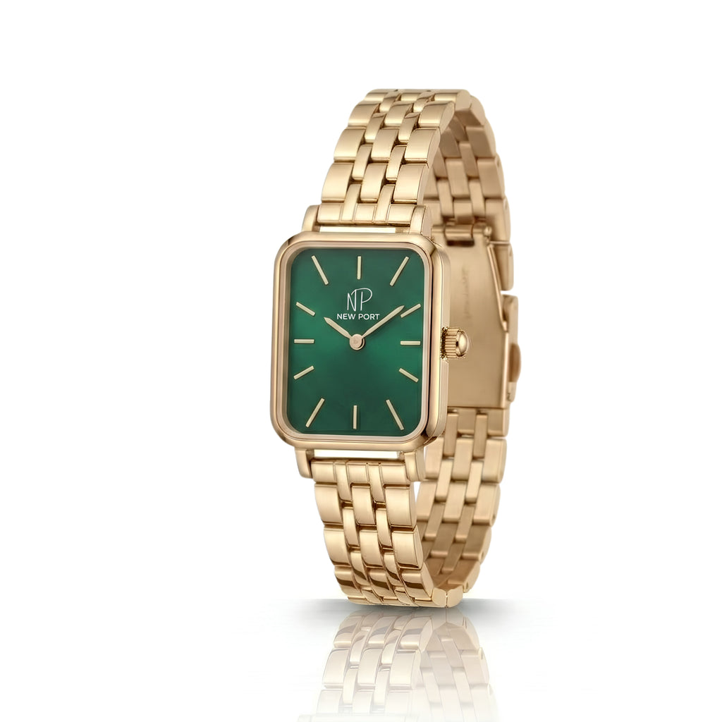 Relógio Venezia Gold Green