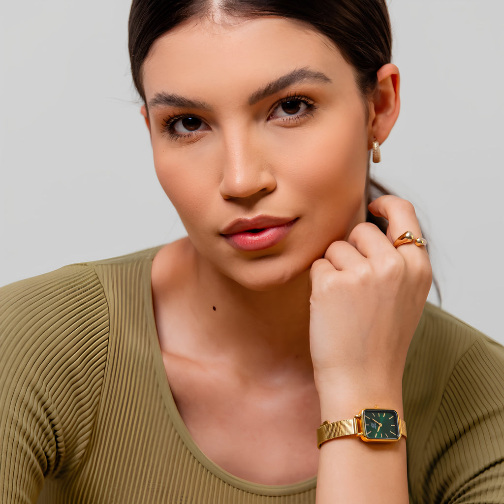 Relógio Vermont Gold Green