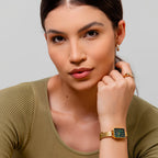 Relógio Vermont Gold Green