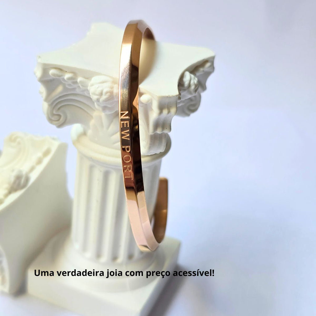 Bracelete Feminino Ajustável Rose Gold