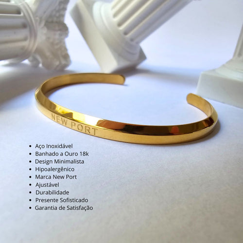 Bracelete Feminino Ajustável Gold