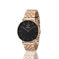 Relógio Nápole Rosê Black 32mm