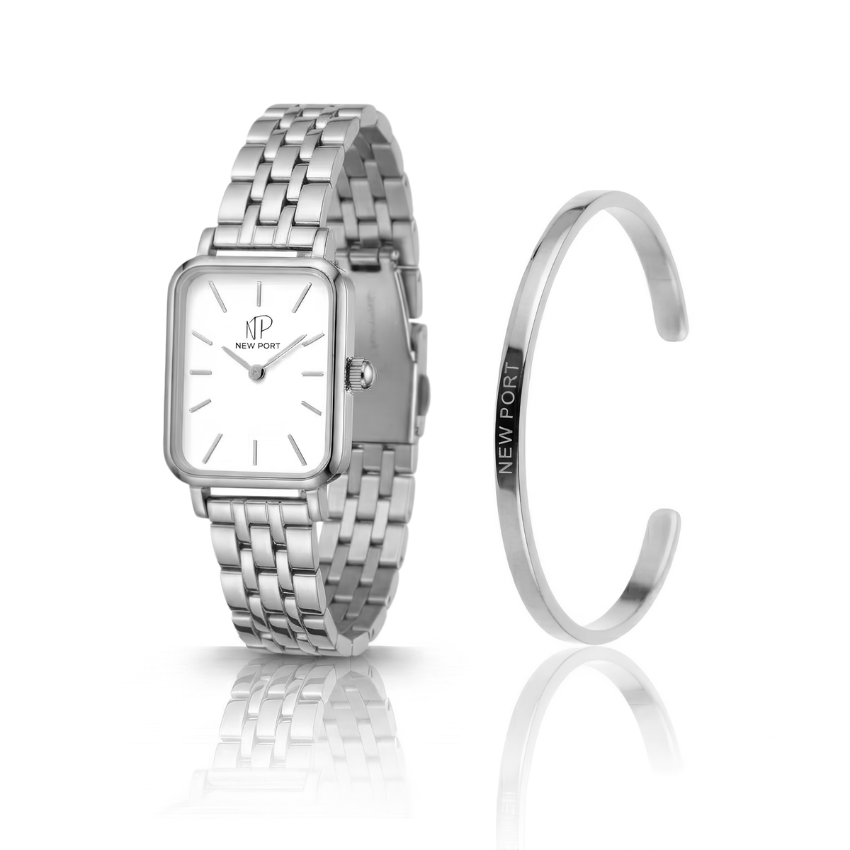 Kit Relógio Venezia Silver com Bracelete
