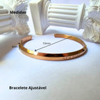 Bracelete Feminino Ajustável Rose Gold